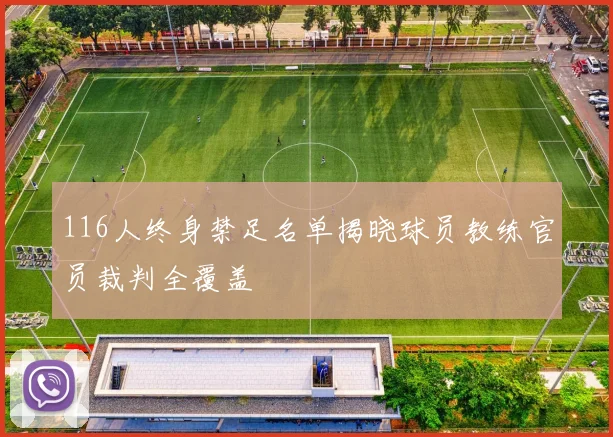 116人终身禁足名单揭晓球员教练官员裁判全覆盖